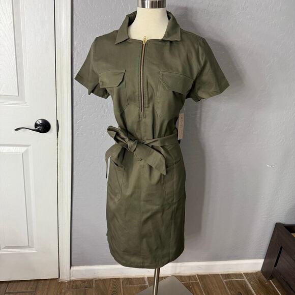 NWT Albion Womens Hamptons Dress, Olive Canvas, XXL - Picture 1 of 5